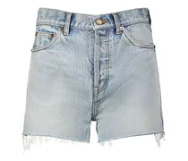 Shorts slim fit in denim di cotone