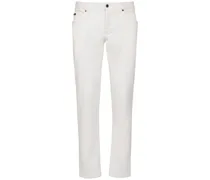Dolce & Gabbana Jeans regular fit in denim washed Bianco