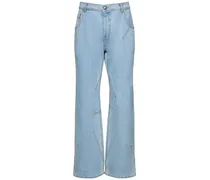 Jeans Tripot in cotone spalmato