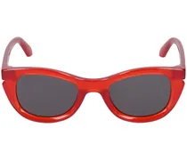OFF-WHITE Boulder acetate sunglasses Rosso