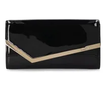 Emmie patent leather clutch