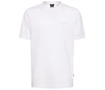 HUGO BOSS T-shirt Tiburt 423 in cotone Bianco