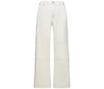 Pantaloni cargo in tela di cotone