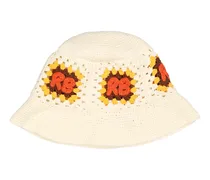 Cappello bucket in maglia monogram