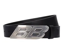 Cintura BB Moto in pelle 3.5cm