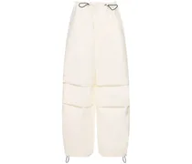 Marc Jacobs Pantaloni baggy fit in misto cotone Bianco