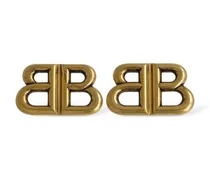 Balenciaga Monaco brass stud earrings Oro