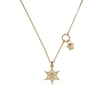 Versace Collana / charm Sheriff Star Oro
