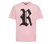 T-shirt con R stampata