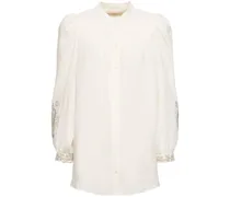 Carnia embroidered linen shirt