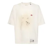 T-shirt Smiley Face in cotone con stampa