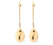 Brass pendent earrings