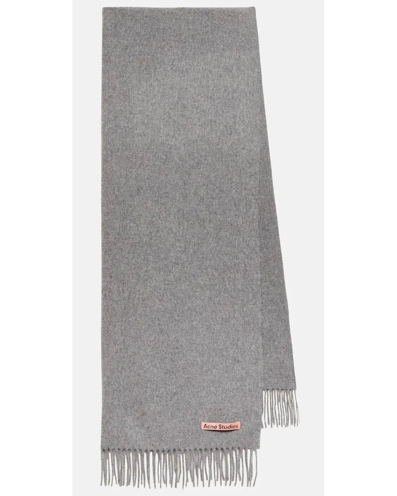 Acne Studios Sciarpa Canada in lana Grigio