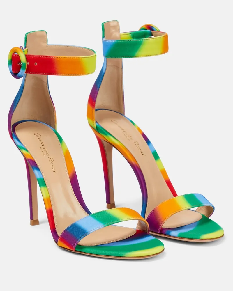 Gianvito Rossi Sandali Portofino 105 arcobaleno Multicolore