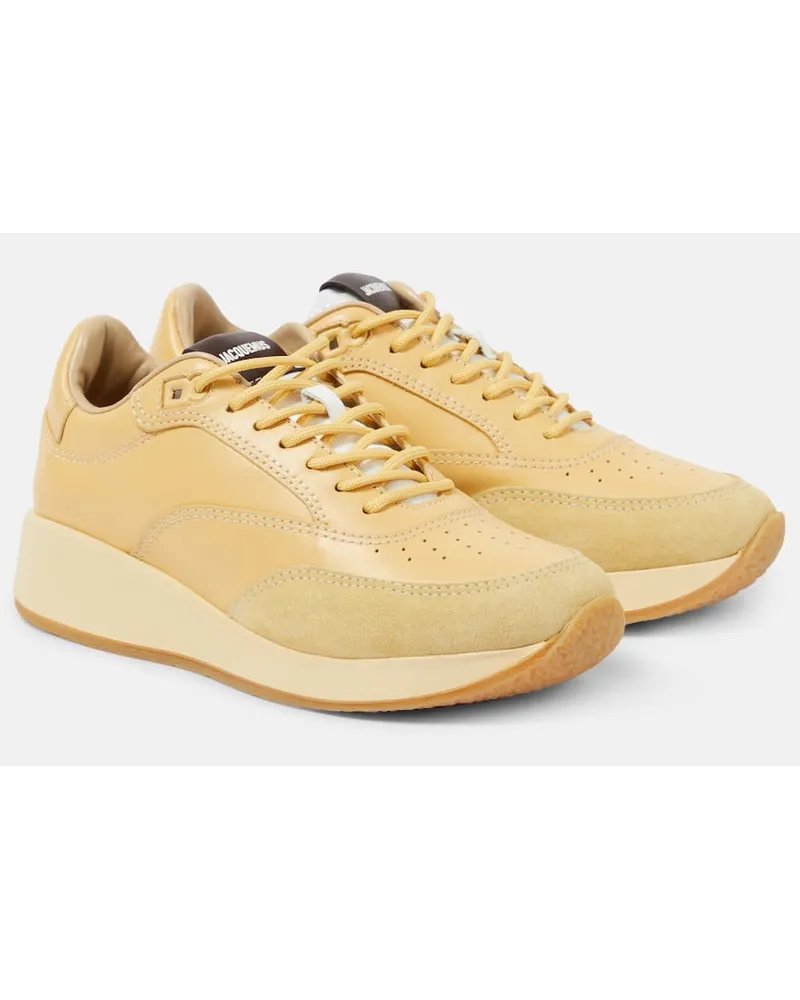 Jacquemus Sneakers La Daddy in pelle Giallo