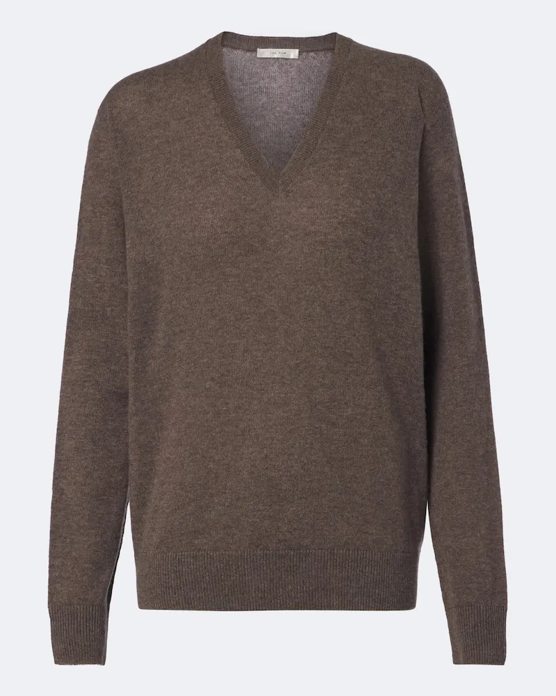 The Row Pullover Phora in cashmere Marrone