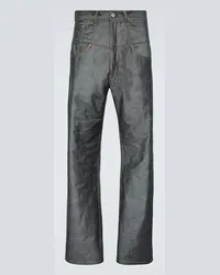 Junya Watanabe x Levi's - Pantaloni regular in twill di cotone Blu