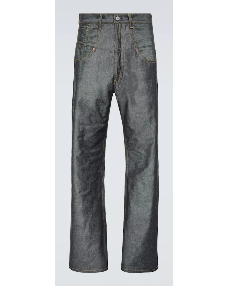 Junya Watanabe x Levi'sÂ® - Pantaloni regular in twill di cotone Blu