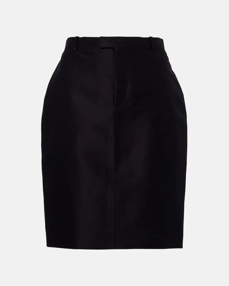 Gucci Minigonna in seta Nero
