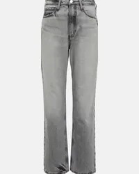 Frame Denim Jeans Le High 'N' Tight a vita alta Grigio