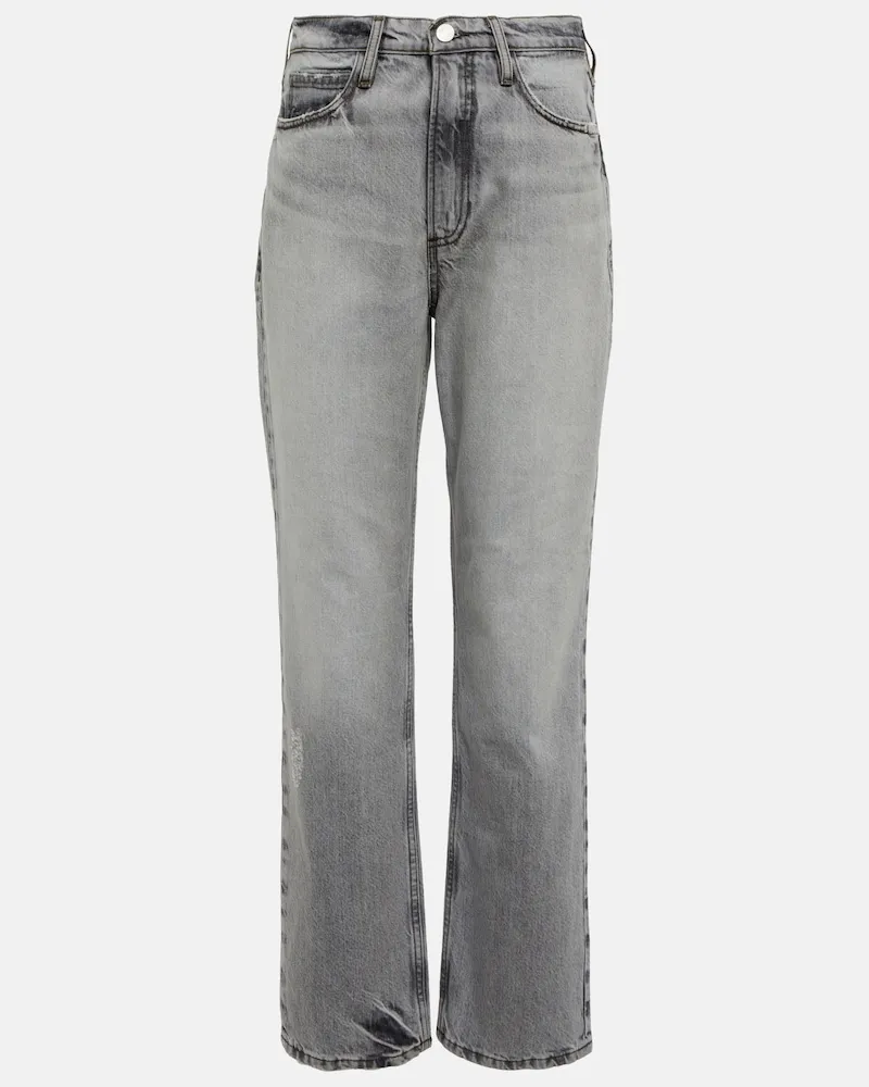 Frame Denim Jeans Le High 'N' Tight a vita alta Grigio