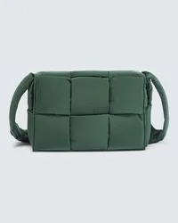 Bottega Veneta Borsa a tracolla Padded Tech Cassette Small Verde