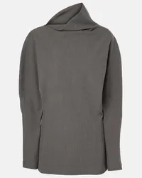 Bottega Veneta Top in misto lana Grigio