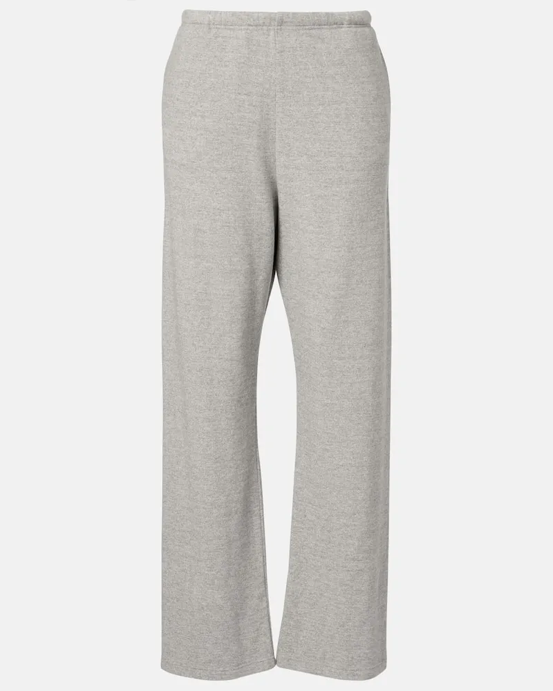 The Row Pantaloni sportivi Kohana in cotone e cashmere Grigio