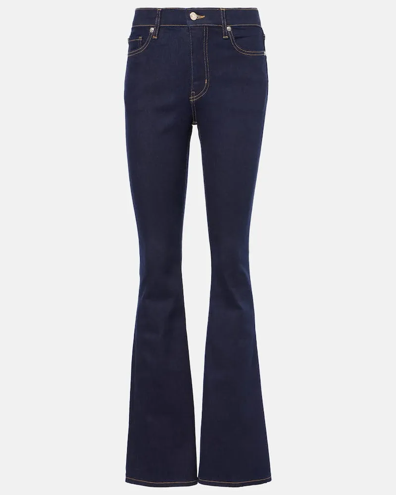 Frame Denim Jeans flared Le High Blu