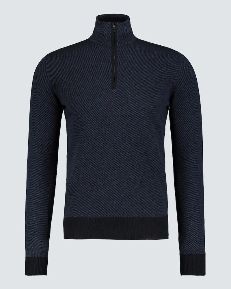 Loro Piana Pullover Roadster in cashmere Blu