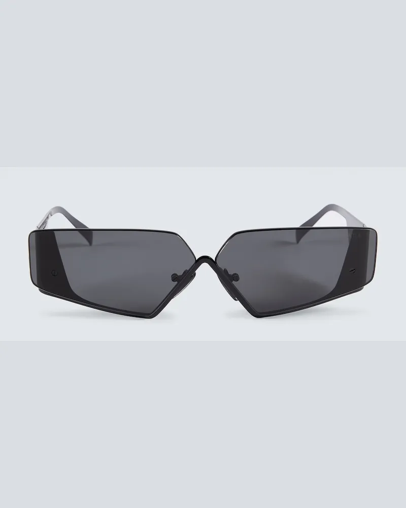 Prada Occhiali da sole rettangolari Nero