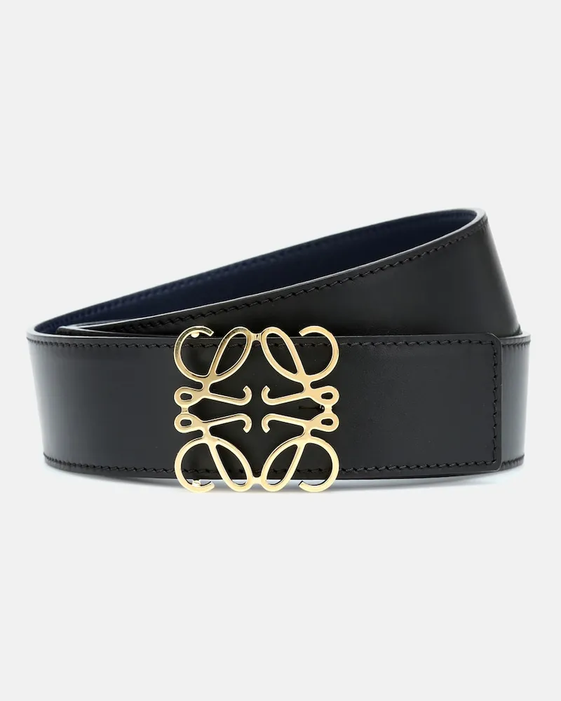 Loewe Cintura Anagram in pelle Nero