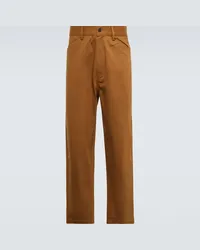 ADISH Pantaloni chino Sarou in cotone Marrone