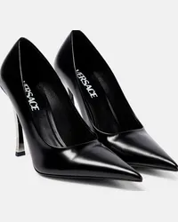 Versace Pumps Pin-Point in pelle Nero