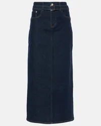 Proenza Schouler Gonna midi di jeans Calder Blu