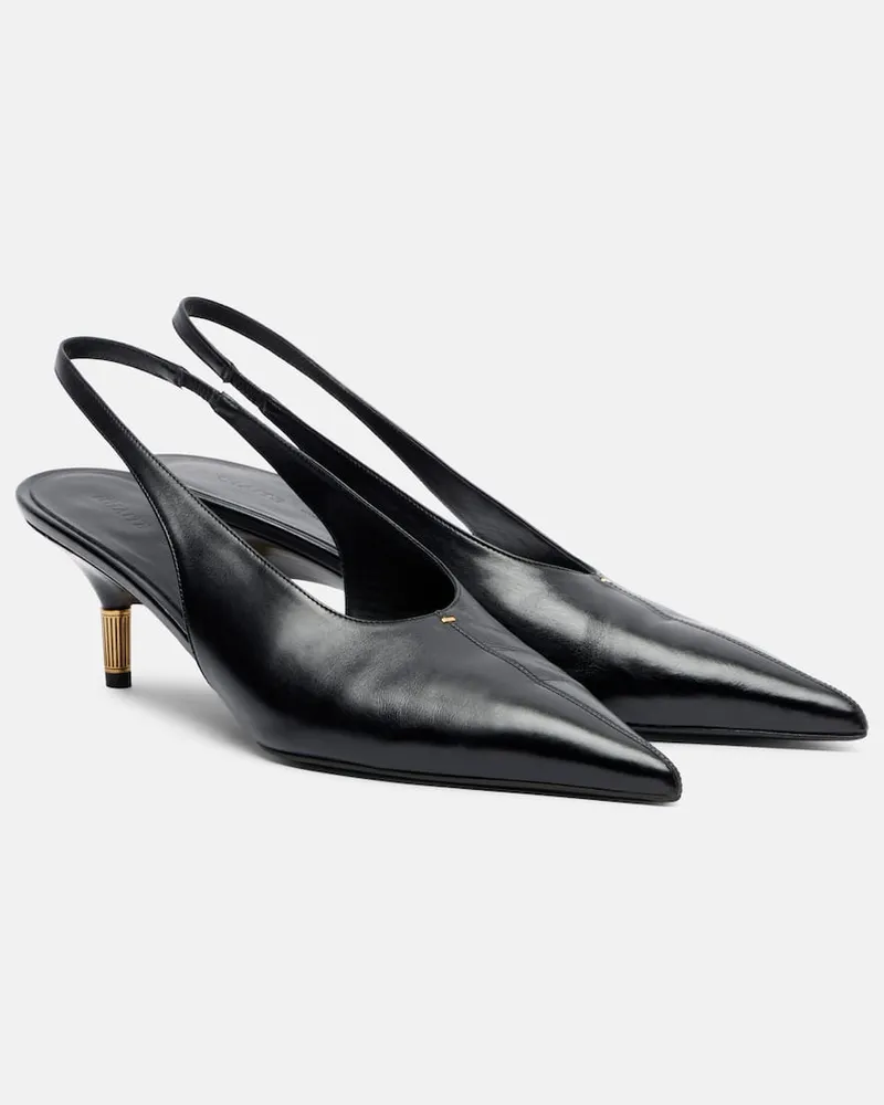 KHAITE Pumps slingback Bella 55 in pelle Nero