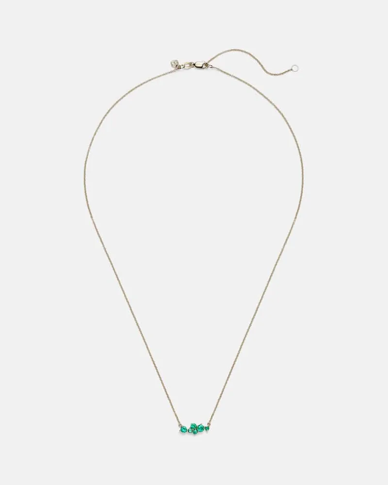 Sydney Evan Collana Cocktail Bar in oro 14kt con smeraldi e diamanti Oro