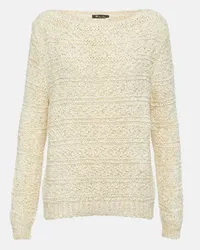 Loro Piana Pullover Arequipa in seta e cotone Beige