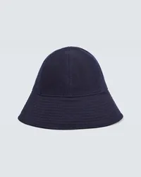 Jil Sander Cappello da pescatore in cotone Blu