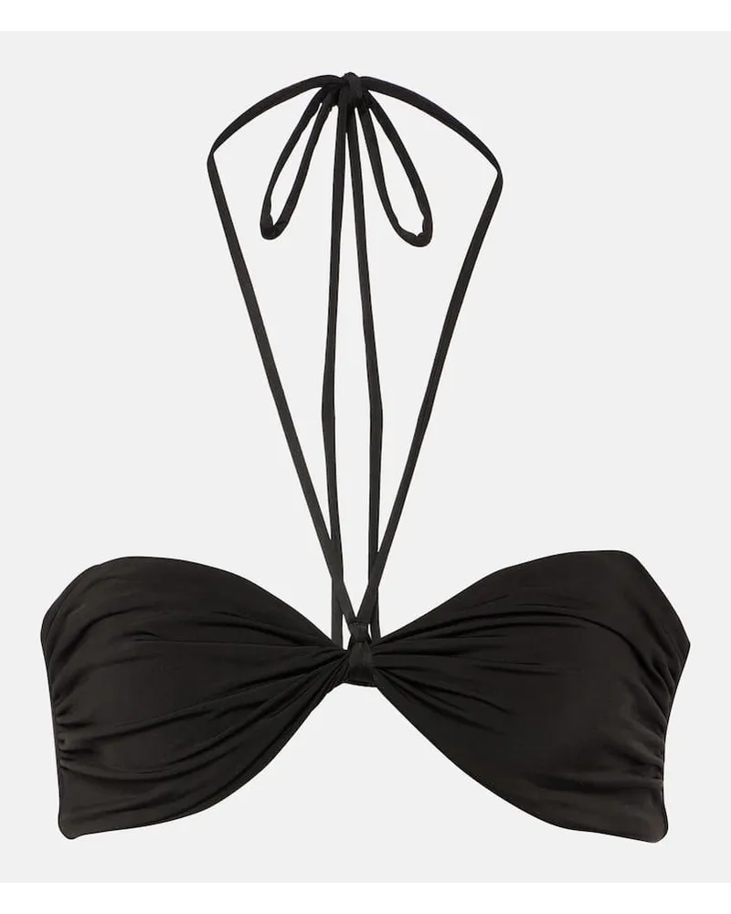 JADE SWIM Top bikini Liana Nero