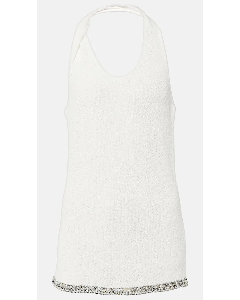 Proenza Schouler Top Stevie con scollo allâamericana Bianco