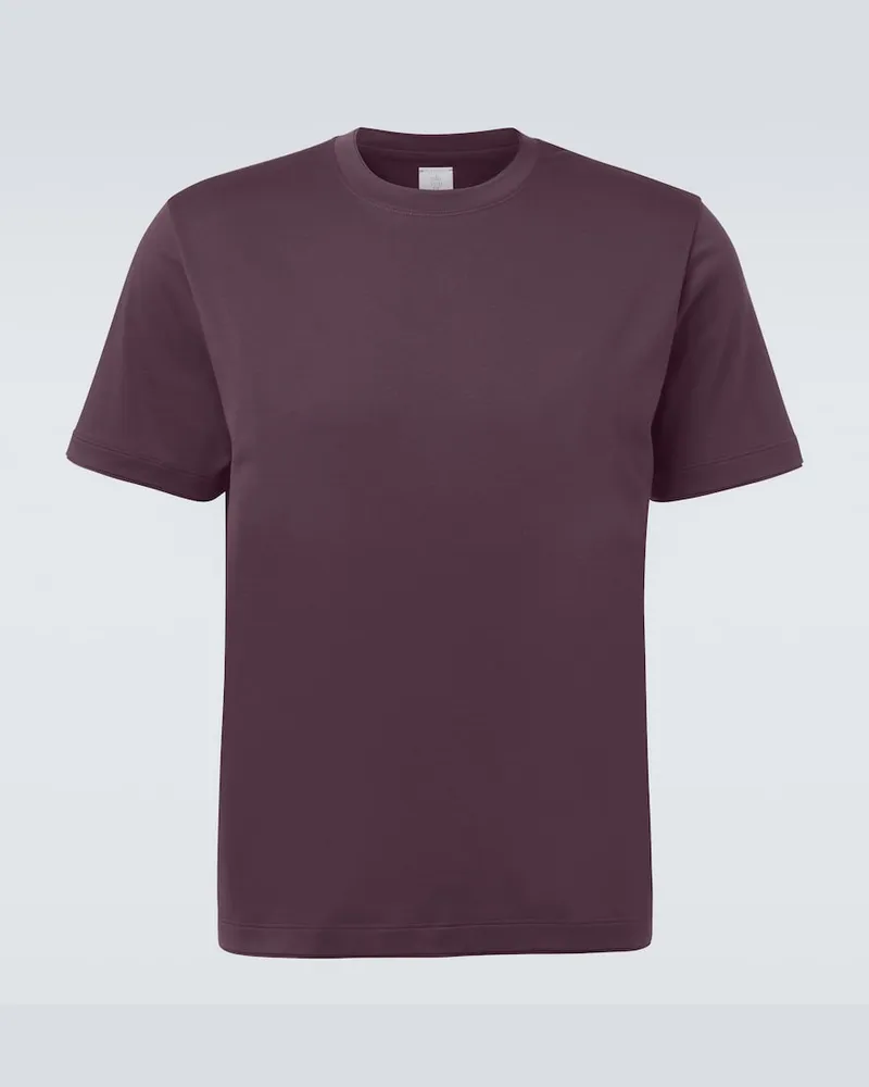 Eleventy T-shirt in misto cotone Borgogna