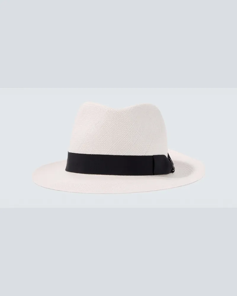 Brioni Cappello panama Bianco