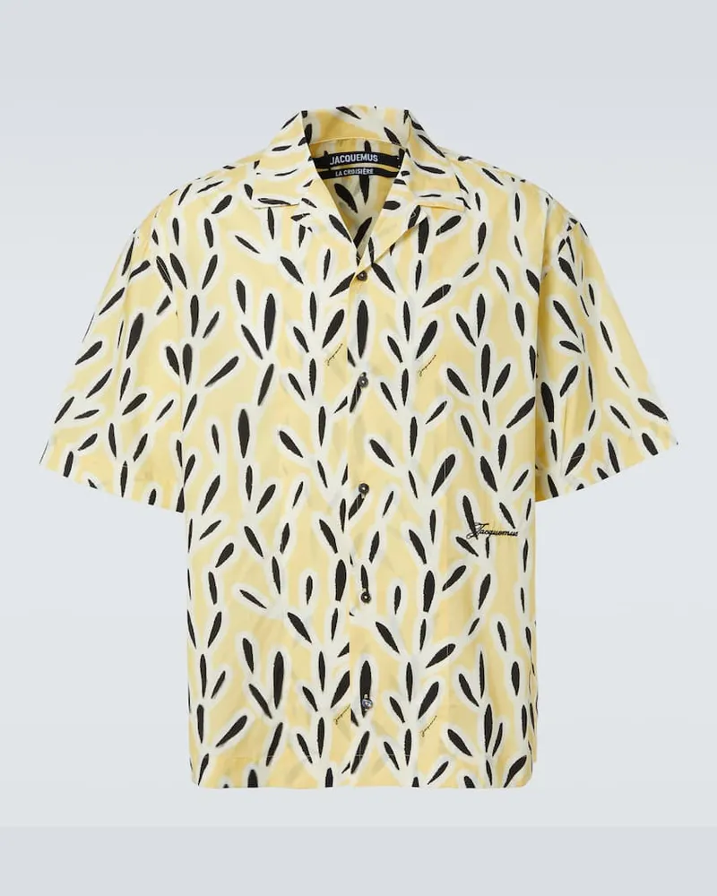 Jacquemus Camicia bowling Jean con stampa Multicolore