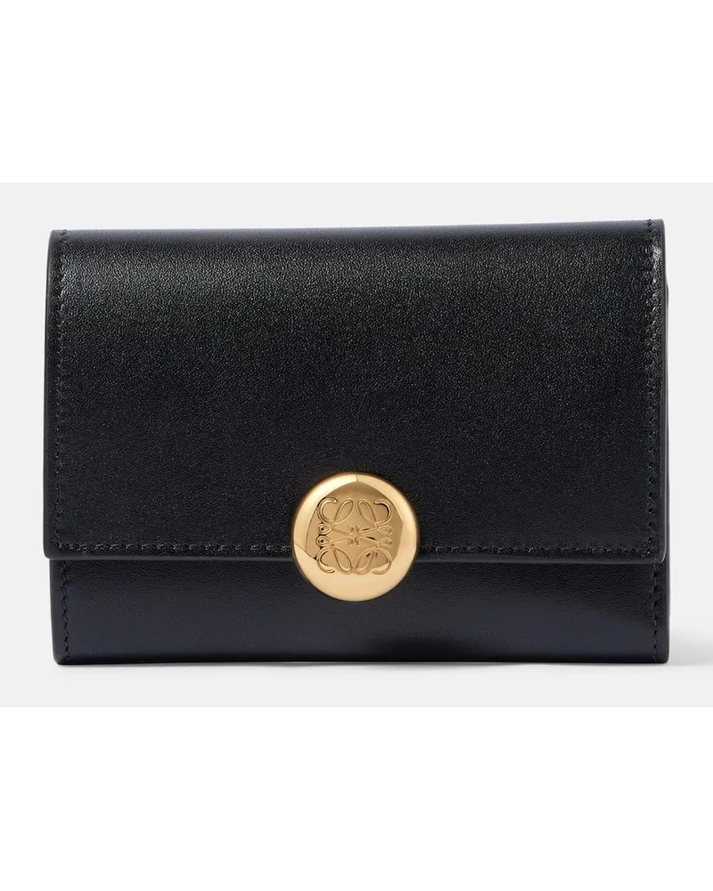 Loewe Portafoglio Pebble in pelle Nero