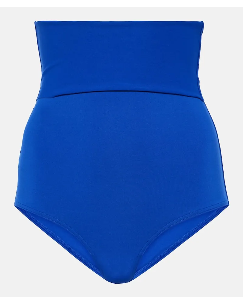 Eres Slip bikini Gredin a vita alta Blu