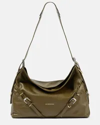 Givenchy Borsa a spalla Voyou Medium in pelle Verde