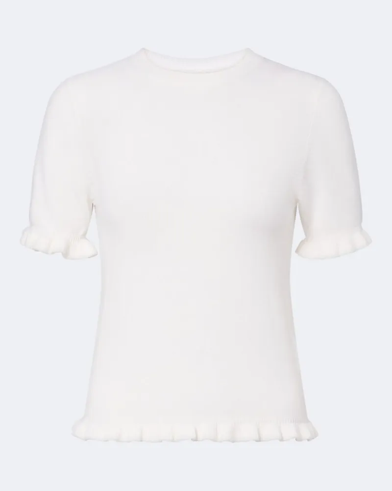 Jardin des Orangers Pullover in lana e cashmere Bianco