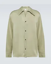 Bottega Veneta Camicia in twill Verde