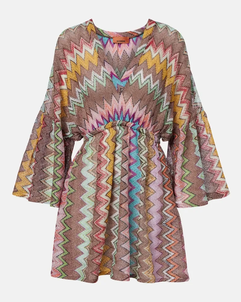 Missoni Caftano a zig-zag con lamÃ Multicolore